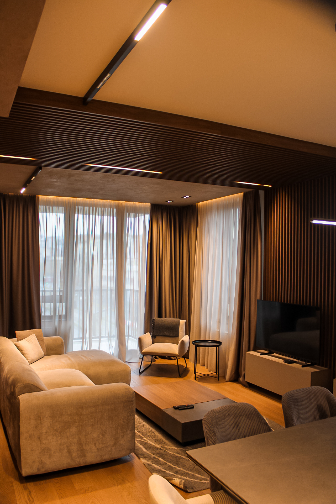 Luxury Belgrade apartment living room
